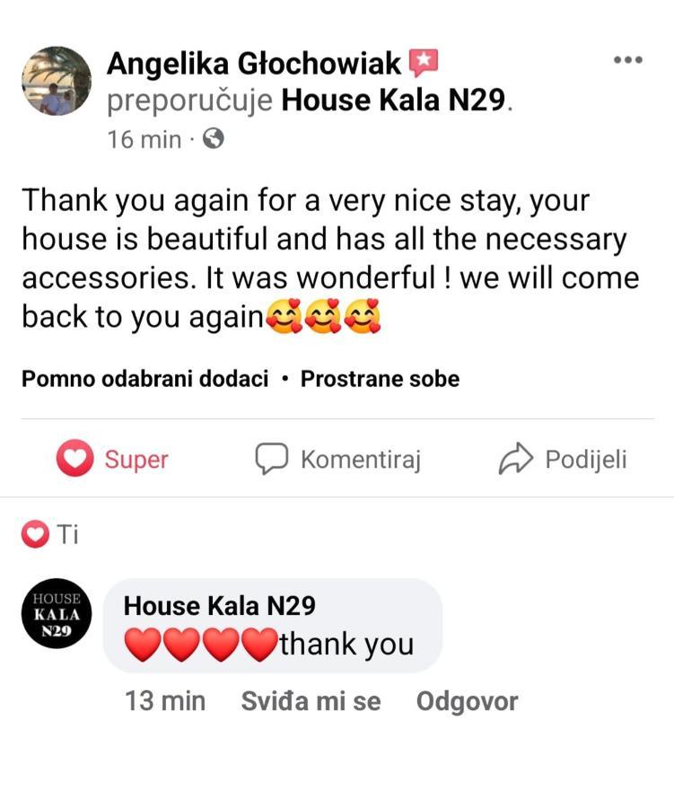 Villa House Kala N29 Jezera Exterior foto